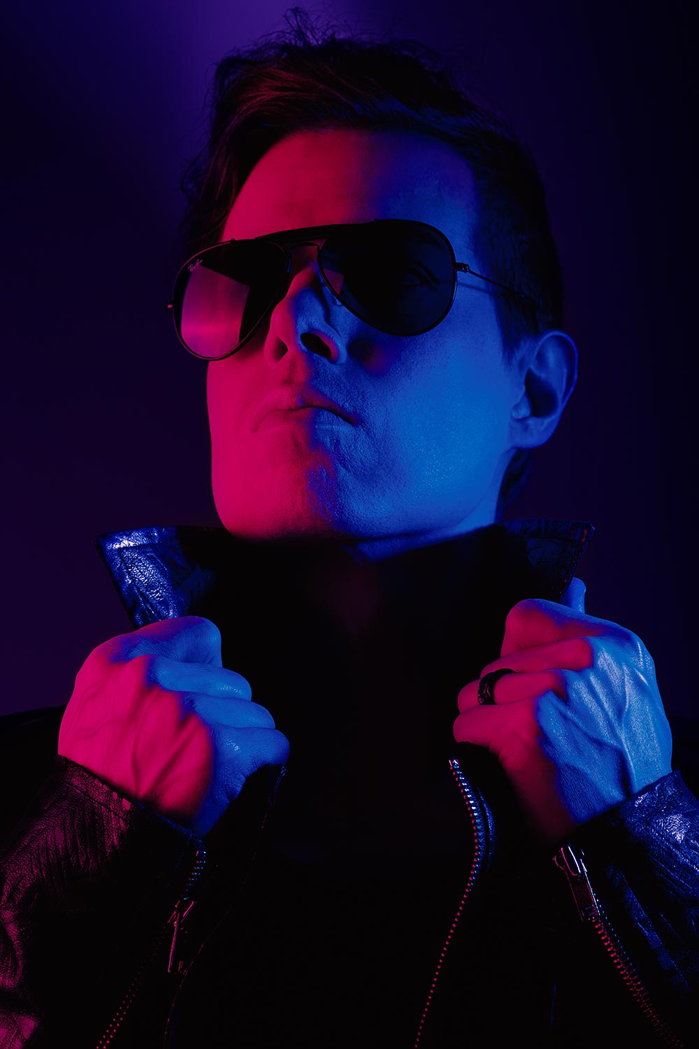 Synthwave Electronic Music Artist Promo Photo