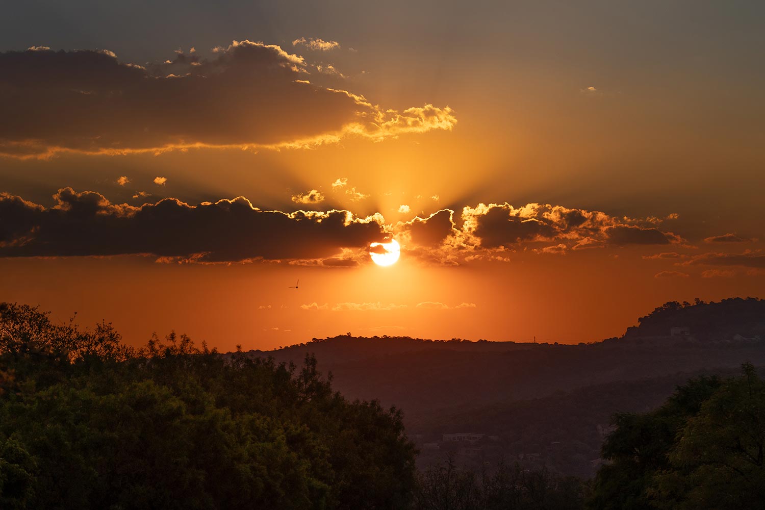 Sunset in Johannesburg